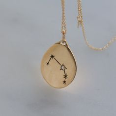 Aries Celestial Zodiac Necklace | 12th HOUSE | Mystical Fine Jewelry | Gold constellation necklace | Fine zodiac necklace 14k gold constellation necklace Constellation necklace Aries constellation necklace Gold Aries constellation necklace | Celestial Engraved 14k Gold Necklace, Engraved Celestial 14k Gold Necklace, 14k Gold Zodiac Sign Pendant Necklace, Spiritual Yellow Gold Zodiac Jewelry, Spiritual Zodiac Sign Jewelry In Yellow Gold, Personalized Celestial 14k Gold Jewelry, Personalized 14k Gold Celestial Jewelry, Celestial Zodiac Sign Gold-plated Jewelry, Celestial Zodiac Sign 14k Gold Necklaces