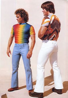 70s Outfits Men, Look 80s, Style Année 70