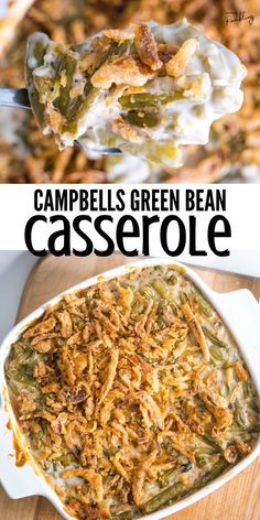 green bean casserole Campbells Green Bean Casserole, Traditional Green Bean Casserole Recipe, Event Snacks, Casserole For Thanksgiving, Thanksgiving Green Bean Casserole, Thanksgiving Casserole Recipes, Green Bean Casserole Campbells, Thanksgiving Tradition, Best Green Bean Casserole