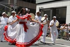 Puerto Rican Day Parade, Mexican Quinceanera, Mexican Quinceanera Dresses, Authentic Costumes, Salsa (dance), Ballet Folklorico