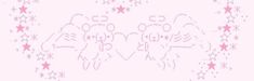 a pink background with stars and birds in the shape of a heart that says love