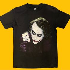 The Dark Knight The Joker Graphic Tshirt ! Brand New Mens Sizes Message Me For Details True To Size 100% Cotton The Dark Knight Joker, Dark Knight Joker, Asos Men, Blue Shorts Men, Anime Tees, The Dark Knight, The Joker, Retro Logo, Tour Shirt