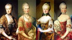 Empress Maria Theresa's Daughters, Part 1 Powerful Women In History, Historical Documentaries, 1700s Dresses, Neo Classicism, Royal Families, Great Women, History Museum, Summer Reading