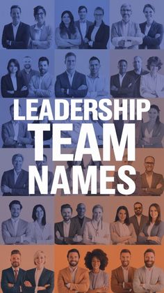 Looking for the perfect leadership team names? Discover creative, funny, and motivational name ideas to boost team spirit and unity. Perfect for work, sports, or any group!