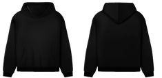 Plain Black Hoodie Front And Back, Plain Hoodie Front And Back, Clothes Mockup Free, Black Hoodie Template, Black Hoodie Outfit, Hoodie Polos