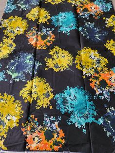 DESCRIPTION African Ankara Fabric. This is high quality African print is 100% cotton and it's 45 inches wide. It is used for making African Clothing, African quilts, & For Home decoration. FYI: Print is Double sided. The listing is for 3yards and 6yards Each piece of fabric measures: 105 - 108in by 45in for 3yards 210 - 216in by 45in for 6yards If you purchase more than one yard, you will receive one continuous piece. *If you require more than what I have listed, feel free to send me email. CARE Multicolor Floral Print Cotton Fabric, Patterned Cotton Floral Print Digital Prints, Cotton Floral Print Digital Prints, African Quilts, Clean And Press, Head Wrap Headband, African Ankara, African Print Fabric, Ankara Fabric