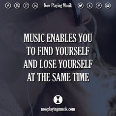 Music enables you to find yourself and lose yourself at the same time. Choir Quotes, Karaoke Machine, Singing Tips, Edm Music, Singing Voice, All About Music, Lose Yourself, Music Promotion