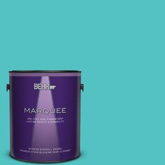 the behr marquee paint is shown in an orange and yellow color scheme