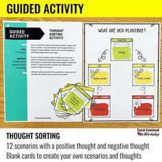 CBT Activities for Individual Counseling: Connecting Thoughts and Feel – Social Emotional Workshop Individual Counseling Activities, Counseling Crafts, Cbt Activities, Coping Skills Activities, School Social Workers, Cbt Worksheets, Feelings Activities