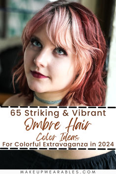 Vibrant Ombre Hair Color Vibrant Ombre Hair, Ombre Hair Diy, Partial Balayage