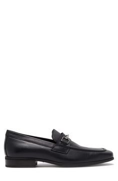 Elevate your wardrobe with a textured leather loafer constructed with a gleaming metallic bit and nonslip rubber sole. Leather upper and lining/rubber sole Made in Italy Bruno Magli, Bit Loafers, Nordstrom Store, Anniversary Sale, Black Fits, Leather Loafers, Loafers Men, Nordstrom Rack, Rubber Sole