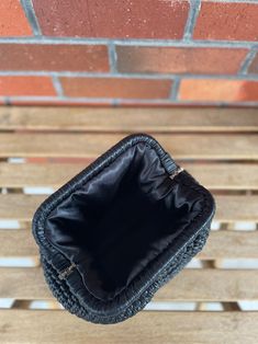 Black Leather Bag Evening Knitted Pouch Bag Crochet - Etsy Black Evening Straw Bag, Black Woven Leather Clutch Bag, Daily Use Crochet Leather Pouch Bag, Handmade Black Clutch Shoulder Bag, Handmade Black Shoulder Bag Clutch, Black Woven Pouch Shoulder Bag, Black Handmade Shoulder Bag Clutch, Handmade Black Clutch Pouch, Black Crochet Bag With Woven Leather For Everyday Use