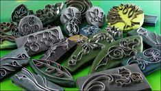 many different shapes and sizes of cookie cutters