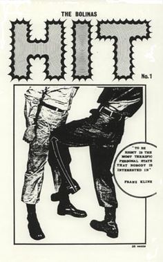 an advertisement for flip magazine featuring two men