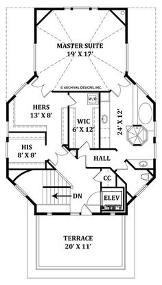 Balleroy third floor, floor plan Primary Ensuite, Circular Dining Room, Cool House Plans, Grand Room, Decorative Pillars, Greek Revival Home, Narrow House Plans, Unique House Plans, Click Flooring