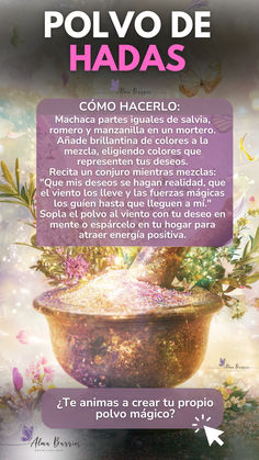 ¡Crea tu propio polvo mágico! Descubre los secretos para manifestar tus deseos más profundos. #polvomágico #manifestación #deseos #magia #rituales Quantum Healing Hypnosis, Witch Powers, Good Luck Spells, Sweet Magic, Tips To Be Happy, Magic Crafts, Luck Spells, Yoga Mantras, Magick Book