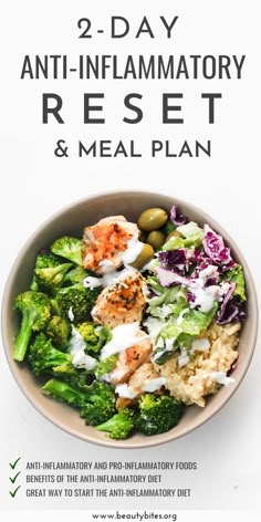 Anti-Inflammatory Meal Plan (Weekend Edition) - Beauty Bites Eat Natural, Inflammation Diet Recipes, Inflammation Recipes, Anti Inflamatory, Anti Inflammation Recipes, Inflammatory Recipes, Inflammation Diet, Recipes Learn, Fertility Diet