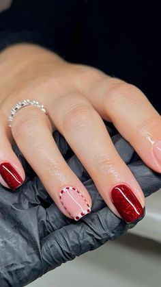 Nails  • Nail inspo   • Acrylic nails   • Long acrylic nails   • Nail ideas   • Nail designs   • Christmas nails   • Festive nails Nail Art Noel, Candy Cane Nails, Builder Gel Nails, December Nails, Lovely Nails, Christmas Gel Nails, Gel Mani, Festival Nails, Xmas Nails