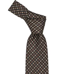 Exclusively ours! This stylish plaid tie is identical to the standard size but in an extra long, 63-inch length for big and/or tall men. Features a light brown, tan and black gingham-like plaid design. Other necktie styles available, too. Product Features Traditional 3.5" width, at the widest point Extra long 63" length, tip to tip Colors are light brown, brown and black Made from 100% Polyester Imported