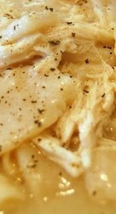 a close up view of some food in a bowl