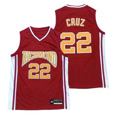 Timo Cruz Richmond Coach Carter Basketball Jersey Contrast Panelling, Coach Carter, Sports Streetwear, Don't Sleep, Hanging With Friends, Detailing Logo, Basketball Fans, Team Name, Mesh Bag