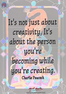 a quote from charlie peacock about creativity and the art of creating things that are interesting