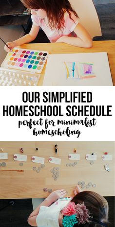 Simplifying Our Homeschool Schedule - Minimalist Homeschooling - Intentional Homeschooling Minimalist Homeschooling, Minimalist Homeschool, Catholic Homeschool, Education Positive, Number Tracing