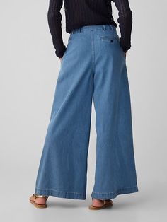 Gap × DÔEN High Rise Denim Trousers | Gap Baggy Jeans Outfit, Coastal California, High Rise Denim, Baggy Jeans, Denim Trousers, Jean Outfits, New Woman, Denim Fashion, Fashion Inspo Outfits