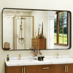 Description: This bathroom mirror has a deeper aluminum alloy frame than a common one, which enjoys a elaborate and unique design to add more sense of metallic texture. With high-quality glass and aluminum alloy, the mirror can be a beautiful piece in your room. Design: Deep framed bathroom mirror Material:Aluminum Alloy & Float Mirror Color:Black/Gold/Silver Size:22x 3024x 36, 30 x 4030x 48 Size: 30 x 48. Corner Vanity, Mirror Material, Metallic Texture, Vanity Wall Mirror, Mirror Color, Glass And Aluminium, Feather Wall, Gold Feathers, Feather Design