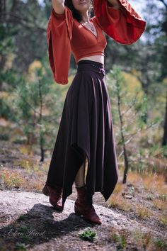 Wonderland Maxi Skirt Elven Forest Perfect for Fall - Etsy Brown Asymmetrical Skirt For Fall, Fall Bohemian Brown Skirt, Bohemian Brown Skirt For Fall, Bohemian Asymmetrical Skirt For Fall, Fitted Asymmetrical Maxi Skirt For Fall, Bohemian Asymmetrical Maxi Skirt For Fall, Fitted Bohemian Maxi Skirt For Fall, Stretch Long Skirt For Fall, Stretch Long Skirt Bottoms For Fall