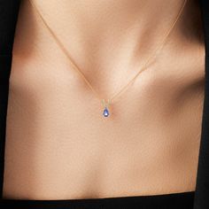 Escape the noise of everyday life with Ecksand's serene blue gemstones. This Blue Sapphire Pendant Necklace with Accent Diamonds envelops you in soothing tranquillity, balancing between sheer simplicity and luxurious opulence. Centre blue sapphire: 6x3 mm approx. Accent diamonds: 0.05+ ctw, VS2+/F+ Chain width: 1 mm approx. Chain length: 16 / 18 in. Chain type: Diamond-cut trace chain Closure: Lobster clasp Blue Sapphire Pendant Necklaces, Sapphire Pendant Necklace, Journal Therapy, Royalty Fashion, Blue Sapphire Pendant, Sapphire Necklace Pendants, Blue Sapphire Necklace, Types Of Diamonds, Necklace Pendants