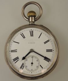 "This watch is sold in our Watches for restoration section and does not come with a warranty. If you are looking for watch with a full warranty, please go to our Stock page or ask for assistance to find what you are looking for. This pocket watch has clear hallmarks for Chester 1883 The watch runs but has not been cleaned or serviced and is sold with no warranty. Movement - the gilt 3/4 plate movement has a lever escapement with a compensated balance  The movement is numbered 59463. The movement Silver Chronograph Pocket Watch For Formal Occasions, Silver Timeless Pocket Watch With Stopwatch, Timeless Silver Pocket Watch With Chronometer, Timeless Silver Pocket Watch With Stopwatch Feature, Classic Silver Pocket Watch With Stopwatch, Silver Victorian Style Chronometer Watch, Classic Silver Pocket Watch With Chronograph, Silver Pocket Watch With Chronometer, Victorian Silver Watch With Chronometer