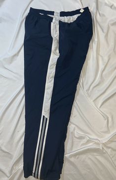 No rips or stains 25 Adidas Sports Nylon Pants, Adidas Nylon Sports Pants, Windbreaker Pants, Adidas Men, Sweatpants, Adidas, Pants, Blue, Tracksuit Bottoms