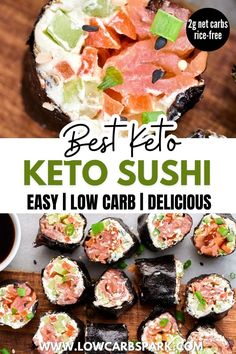 the best keto sushi recipe for low carb and delicious