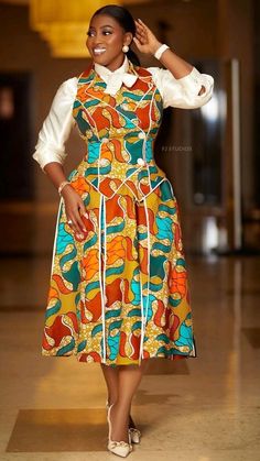 Wedding Dresses Styles, Latest Ankara Dresses, Ankara Dress Designs, Trendy Ankara Styles, Weekend Fashion, Ankara Skirt And Blouse, Ankara Dress Styles, Lace Gown Styles, Stylish Work Attire