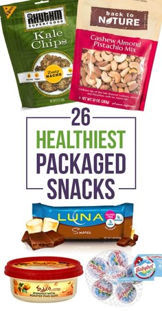 healthy snacks that are packed and ready to be eaten with the help of an adult