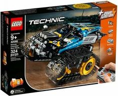 the lego technic monster truck is in its original box and ready to be built