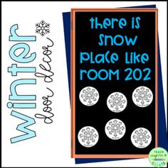 there is snow place like room sign with buttons on the front and back of it