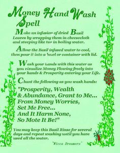 MONEY SPELL - Pinned by The Mystic's Emporium on Etsy Spell For Money, Witchy Spells, Money Spells Magic, Powerful Money Spells, Hoodoo Spells, Money Spells That Work