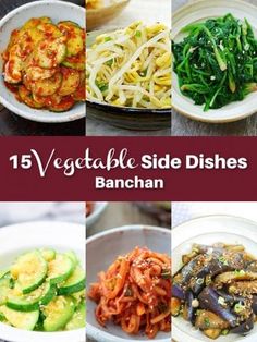 15 vegetable side dishes for banchan