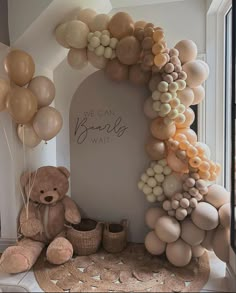 🎉🎈If you're planning a teddy bear-themed baby shower, you're definitely going to love the cuteness that the MorisMos Teddy Bear will add to your decorations. 🎊🎀Whether you need a giant teddy bear to become the standout piece of your decor or small teddy bears as charming centerpieces, we've got you covered.🧸✨Click to view more! Small Teddy Bears, Giant Teddy Bear, Giant Teddy, Balloon Arch, Teddy Bears, Bears, Arch, Balloons, Teddy Bear