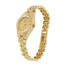 Formal Gold Jewelry With Subdials, Gold Diamond Watch With Metal Dial As Gift, Gold Diamond Watch With Metal Dial For Gift, Classic Gold Watch Bands As Gift, Heirloom Quartz Watch With Round Dial, Yellow Gold Watch Gift, Gold Diamond Watch With Round Dial For Gift, Classic Engraved Diamond Watch As Gift, Classic Engraved Diamond Watch For Gift