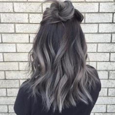 Trendy We Fryzurach, Grey Ombre Hair, Brown Hair Shades, Ombre Hair Extensions, Hair Ombre, Hair Cute, Ombré Hair, Winter Hair Color