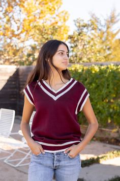 Texas A&M Her Mustang Vest Outerwear Vest, Stay Warm, Mustang, White Stripe, Stripes, Clothes For Women