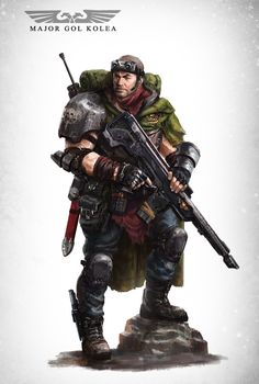 Male Mercenary, Dark Heresy, Astra Militarum, Game Workshop