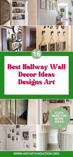 Discover the top 16 best hallway wall decor ideas that will make you fall in love with your space all over again. Perfect for adding style and charm. Entry Hallway Picture Ideas, Hallway Decorating Photos Wall Ideas, Diy Hallway Wall Ideas, Narrow Hallway Picture Display, Home Entrance Wall Art, Wall Decor Hallway Entryway, Ideas For Long Hallway Wall, Hall Wall Art Ideas, Picture Wall Ideas For Hallway