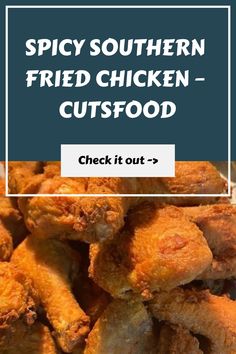 Spicy Southern fried chicken – Cutsfood https://cutsfood.com/spicy-southern-fried-chicken/ Southern Fried Chicken, Poultry Seasoning, Chicken Flavors, Crispy Chicken, Meat Tenderizer, Flavorful Recipes, My Kitchen, Hot Sauce