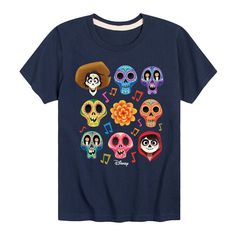 He'll love to show off his style with this Disney / Pixar's Coco boys' Character Grid Graphic Tee. He'll love to show off his style with this Disney / Pixar's Coco boys' Character Grid Graphic Tee. FEATURES Crewneck Short sleevesFABRIC & CARE Cotton, polyester Machine wash Imported Size: X Large. Color: Navy. Gender: male. Age Group: kids. Material: Cotton Blend|Cotton. His Style, Target Clothes, Disney Tees, Toddler Hoodie, Toddler Boy Outfits, Top Graphic Tees, Black Media, Fleece Hoodie, Tee Shop