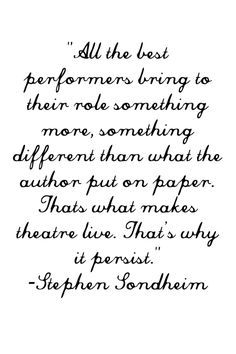 the quote from stephen sondhen on writing