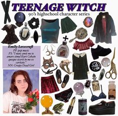 1990s Fashion Trends, Niche Memes, Mood Clothes, Witch Fashion, Witch Outfit, 1990s Fashion, Grunge Goth, Mood Board Fashion, Fashion Weeks